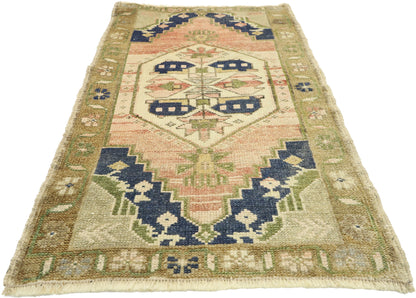 2 x 3 Vintage Oushak Rug 52688