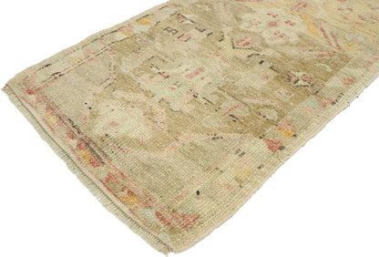 2 x 4 Vintage Oushak Rug 52689