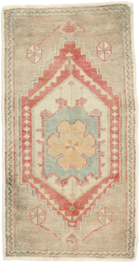 2 x 3 Vintage Oushak Rug 52690