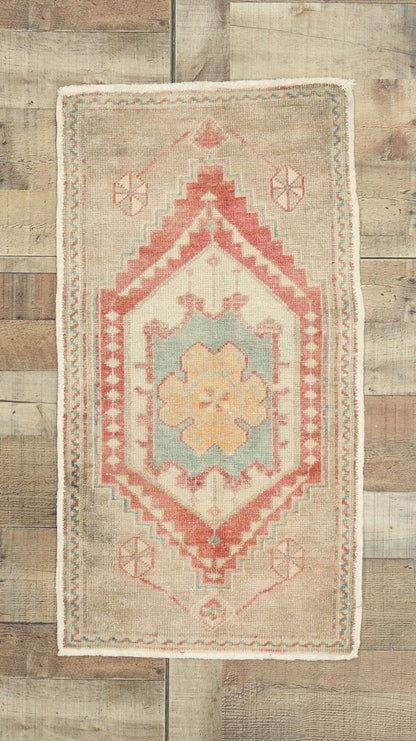 2 x 3 Vintage Oushak Rug 52690