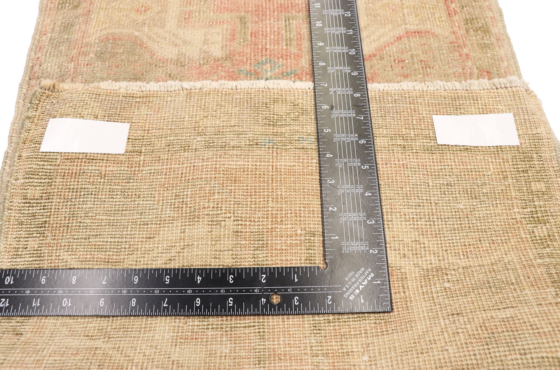 2 x 3 Vintage Turkish Oushak Rug 52694