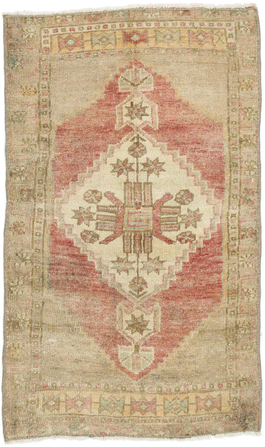 2 x 3 Vintage Oushak Rug 52695