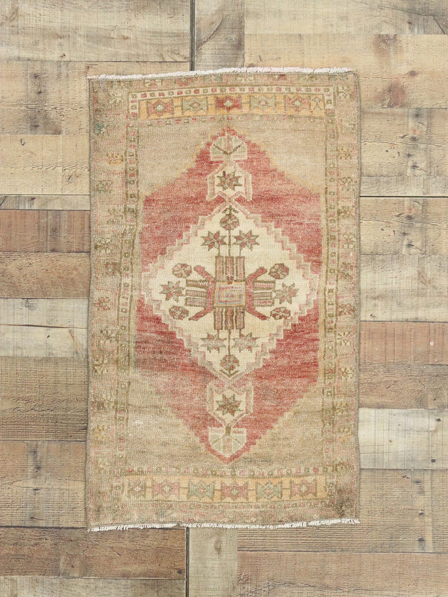 2 x 3 Vintage Oushak Rug 52695