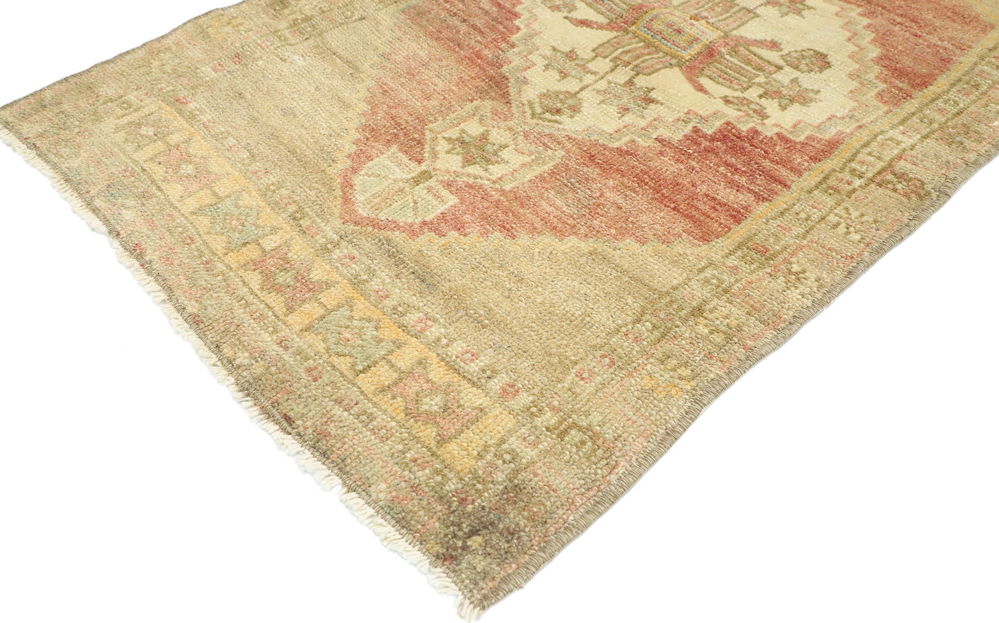 2 x 3 Vintage Oushak Rug 52695