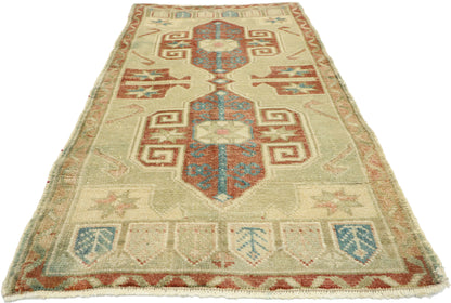 2 x 4 Vintage Oushak Rug 52696