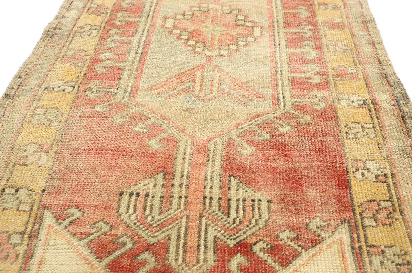 2 x 4 Vintage Oushak Rug 52698
