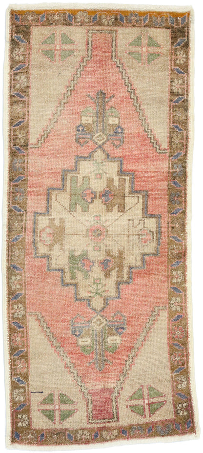 2 x 4 Vintage Oushak Rug 52699