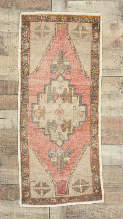 2 x 4 Vintage Oushak Rug 52699
