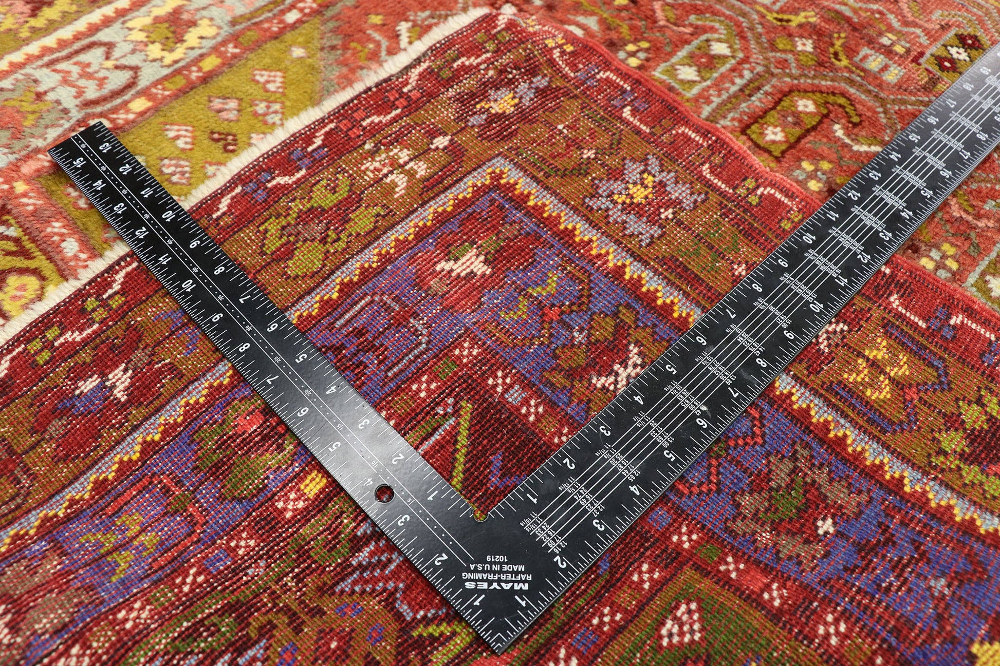 3 x 5 Vintage Turkish Oushak Prayer Rug 52705