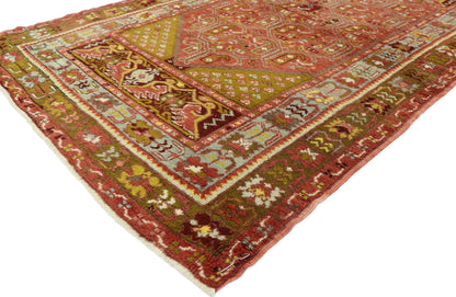 3 x 5 Vintage Turkish Oushak Prayer Rug 52705