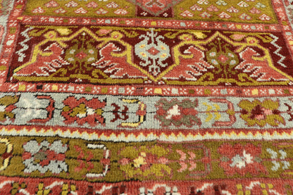 3 x 5 Vintage Turkish Oushak Prayer Rug 52705
