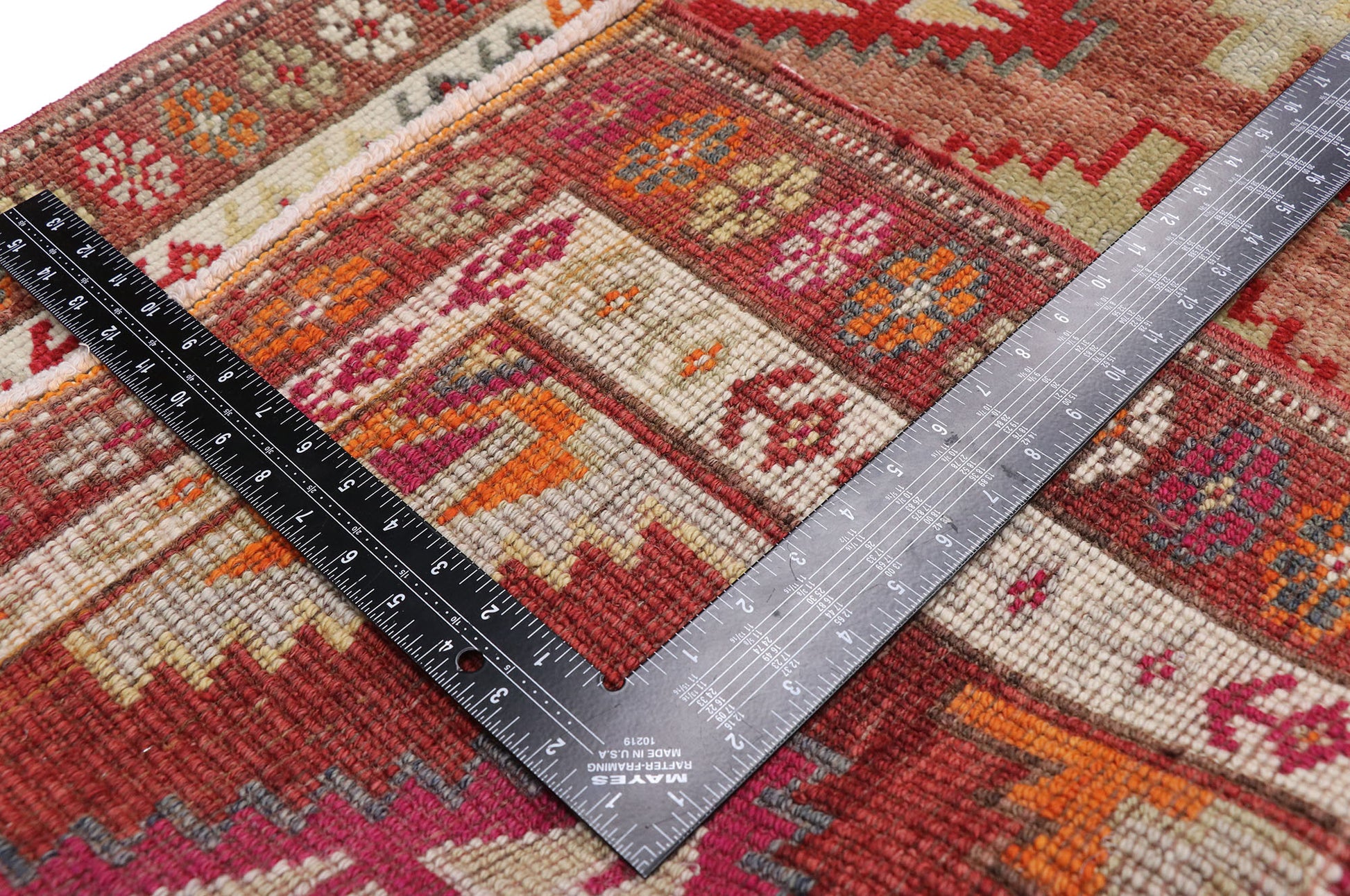 3 x 13 Vintage Oushak Runner 52709