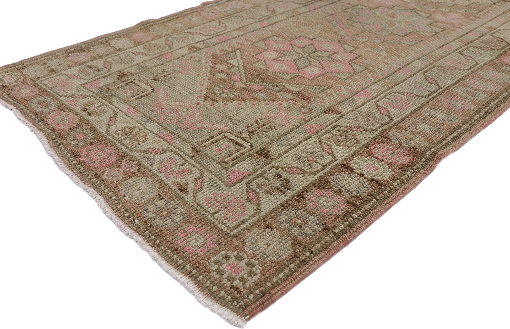 3 x 13 Vintage Oushak Runner 52710
