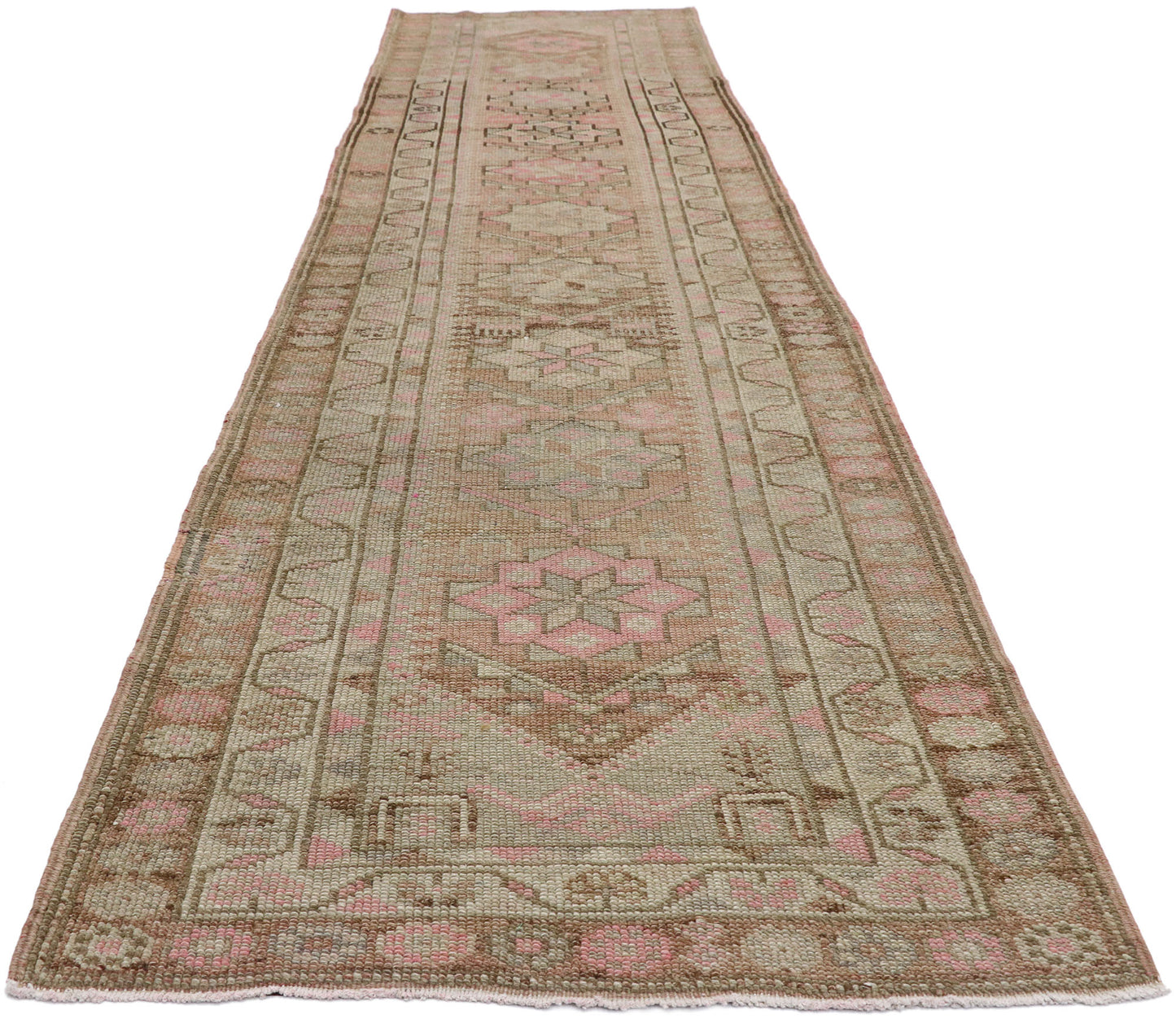 3 x 13 Vintage Oushak Runner 52710