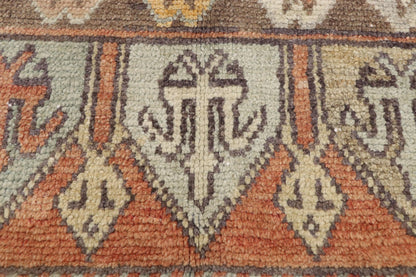 4 x 12 Vintage Turkish Oushak Rug 52711
