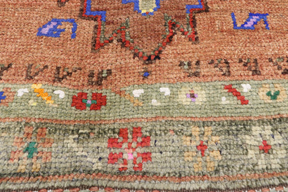 3 x 10 Vintage Turkish Oushak Rug 52717