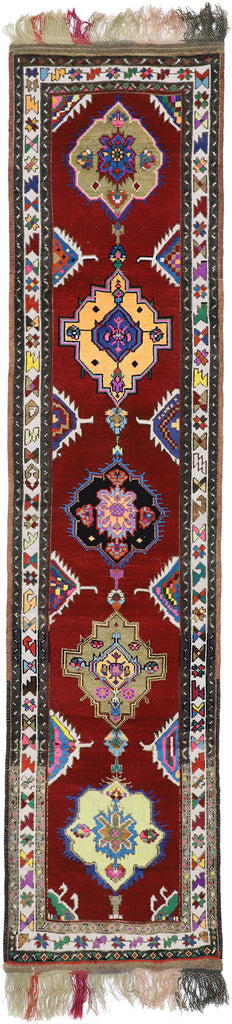 3 x 13 Vintage Oushak Runner 52718