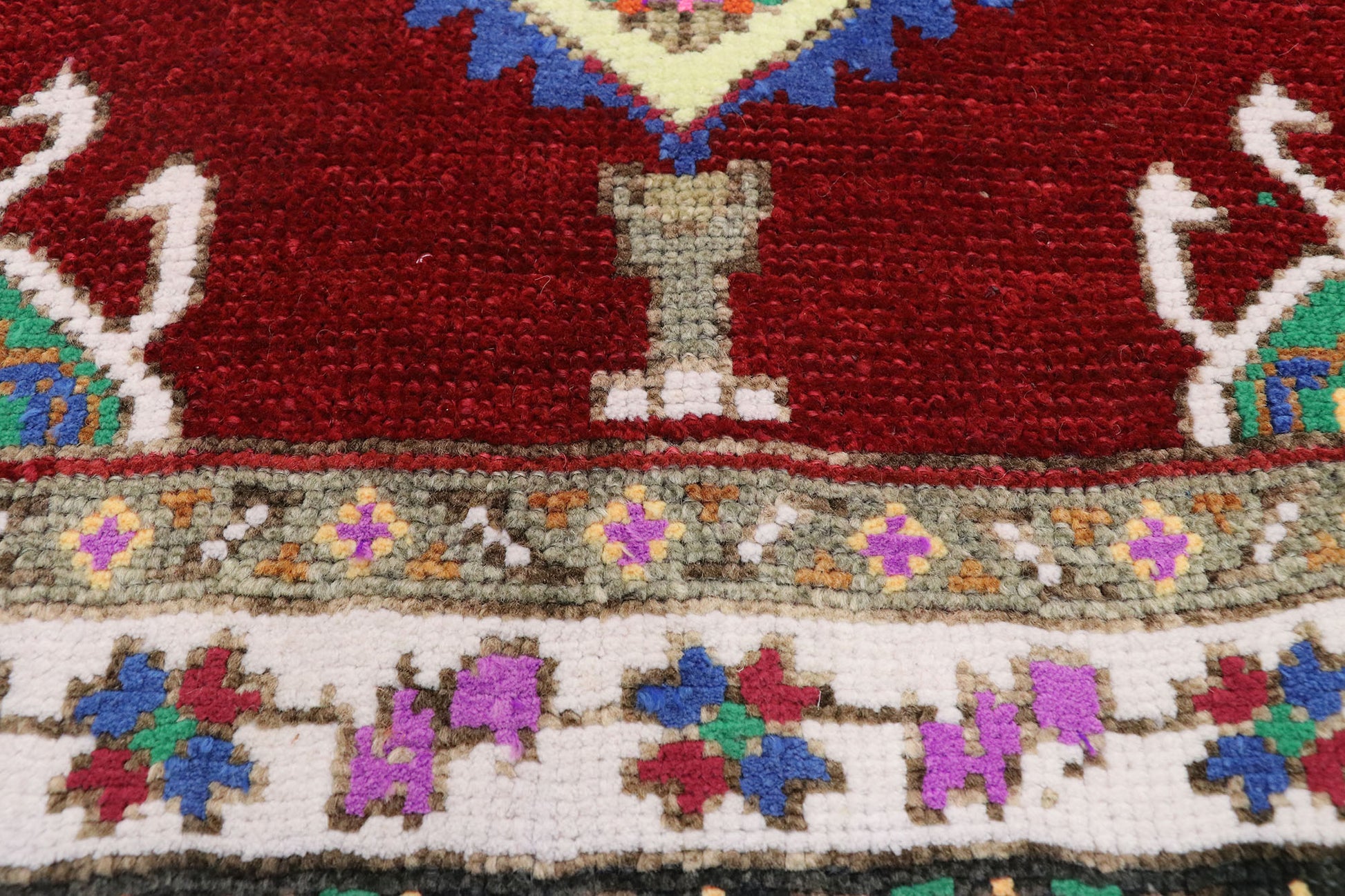 3 x 13 Vintage Oushak Runner 52718