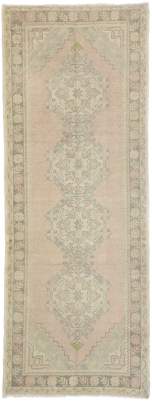 3 x 9 Vintage Turkish Oushak Runner 52720