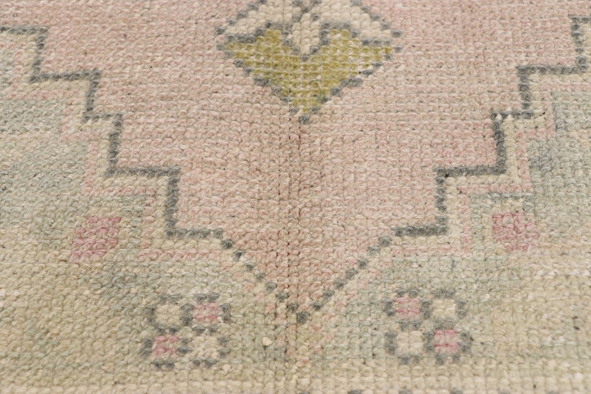 3 x 9 Vintage Turkish Oushak Runner 52720