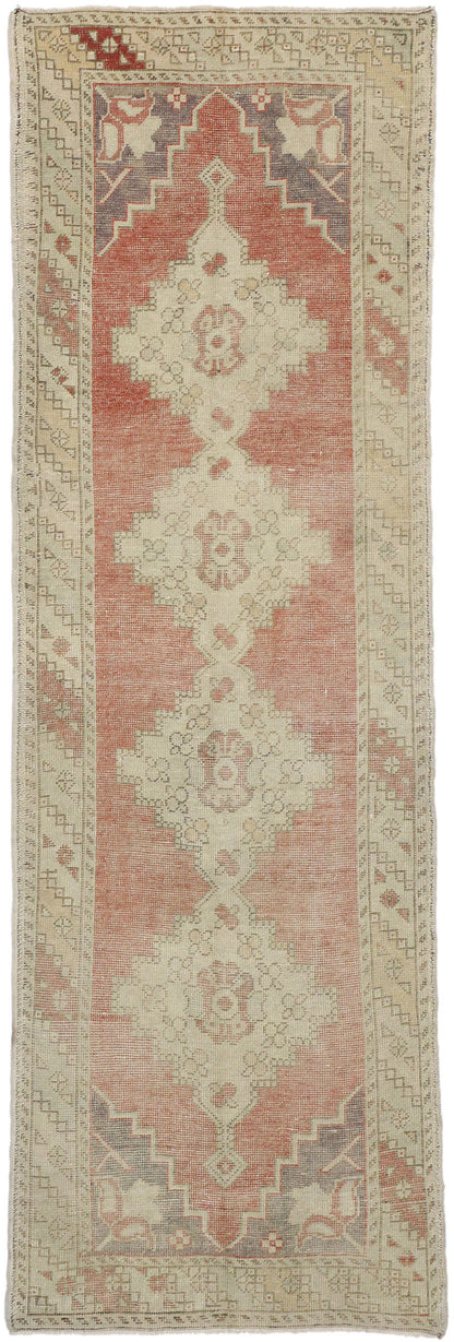 3 x 10 Vintage Turkish Oushak Rug 52721