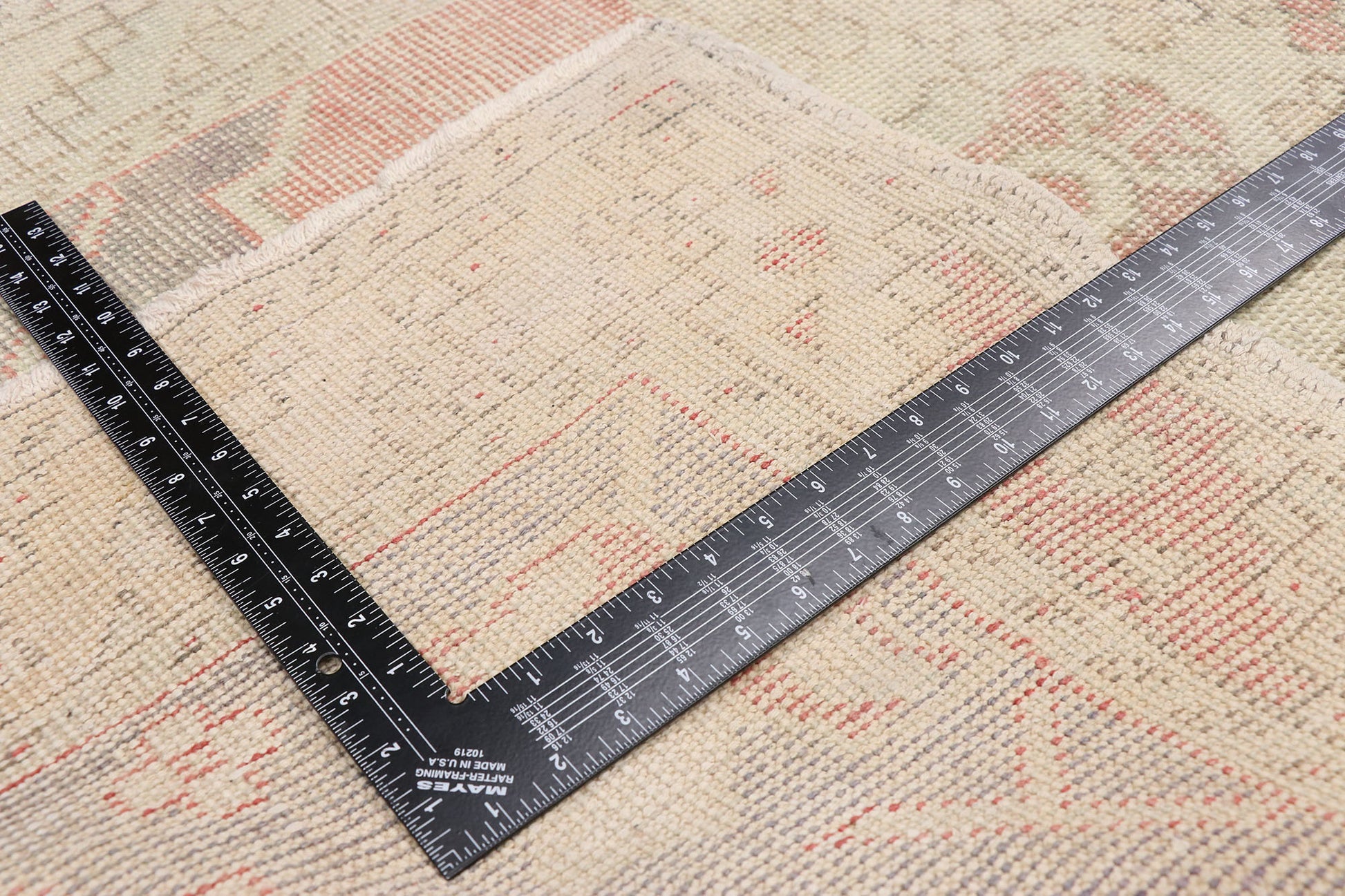 3 x 10 Vintage Turkish Oushak Rug 52721