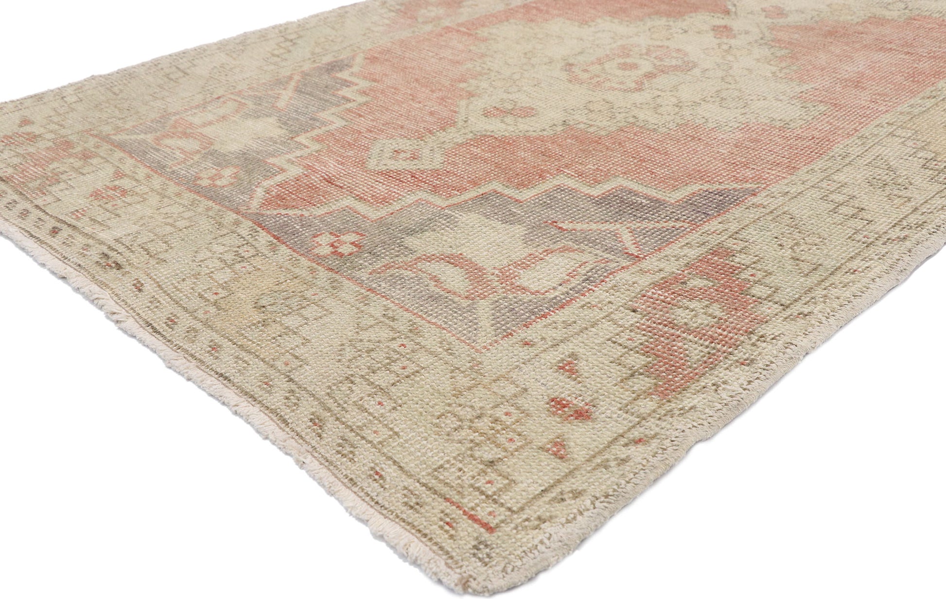 3 x 10 Vintage Turkish Oushak Rug 52721