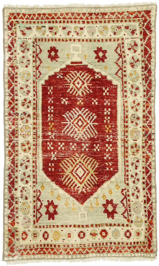 2 x 4 Vintage Oushak Rug 52723