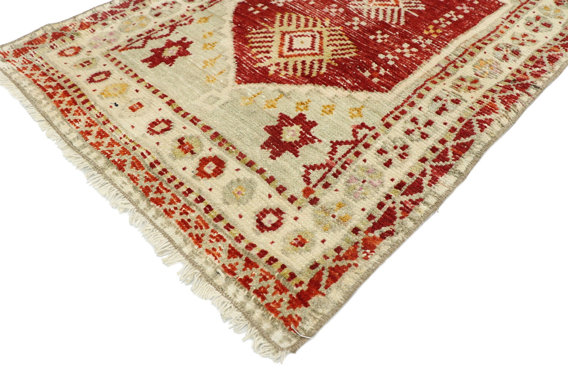 2 x 4 Vintage Oushak Rug 52723