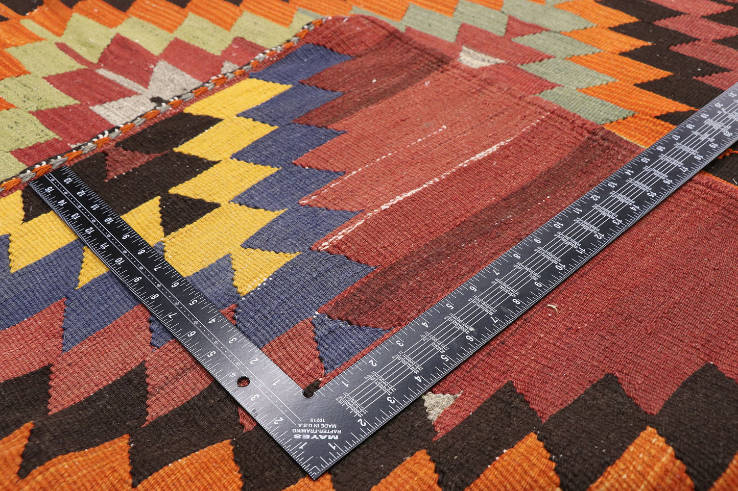 9 x 12 Vintage Turkish Kilim Rug 52729