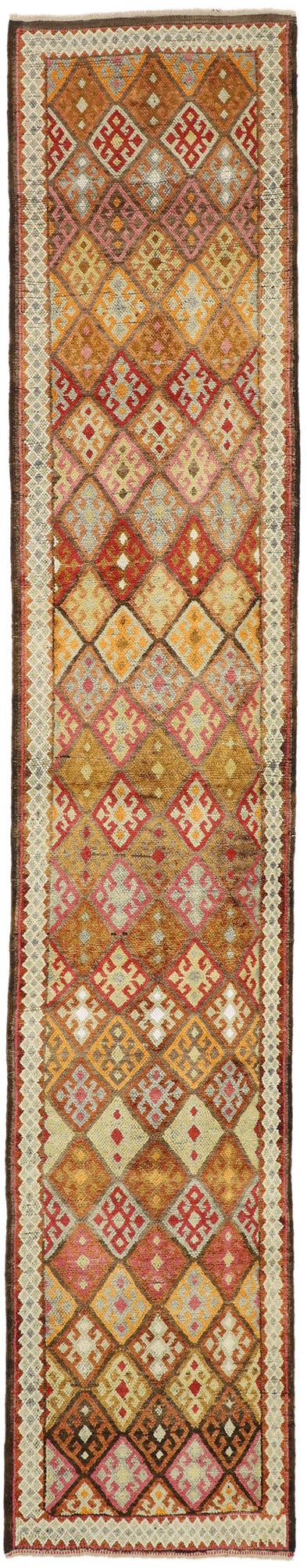 3 x 15 Vintage Oushak Runner 52730