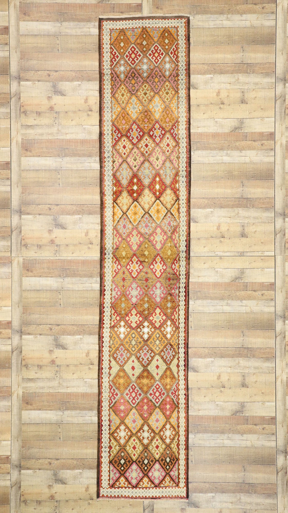 3 x 15 Vintage Oushak Runner 52730