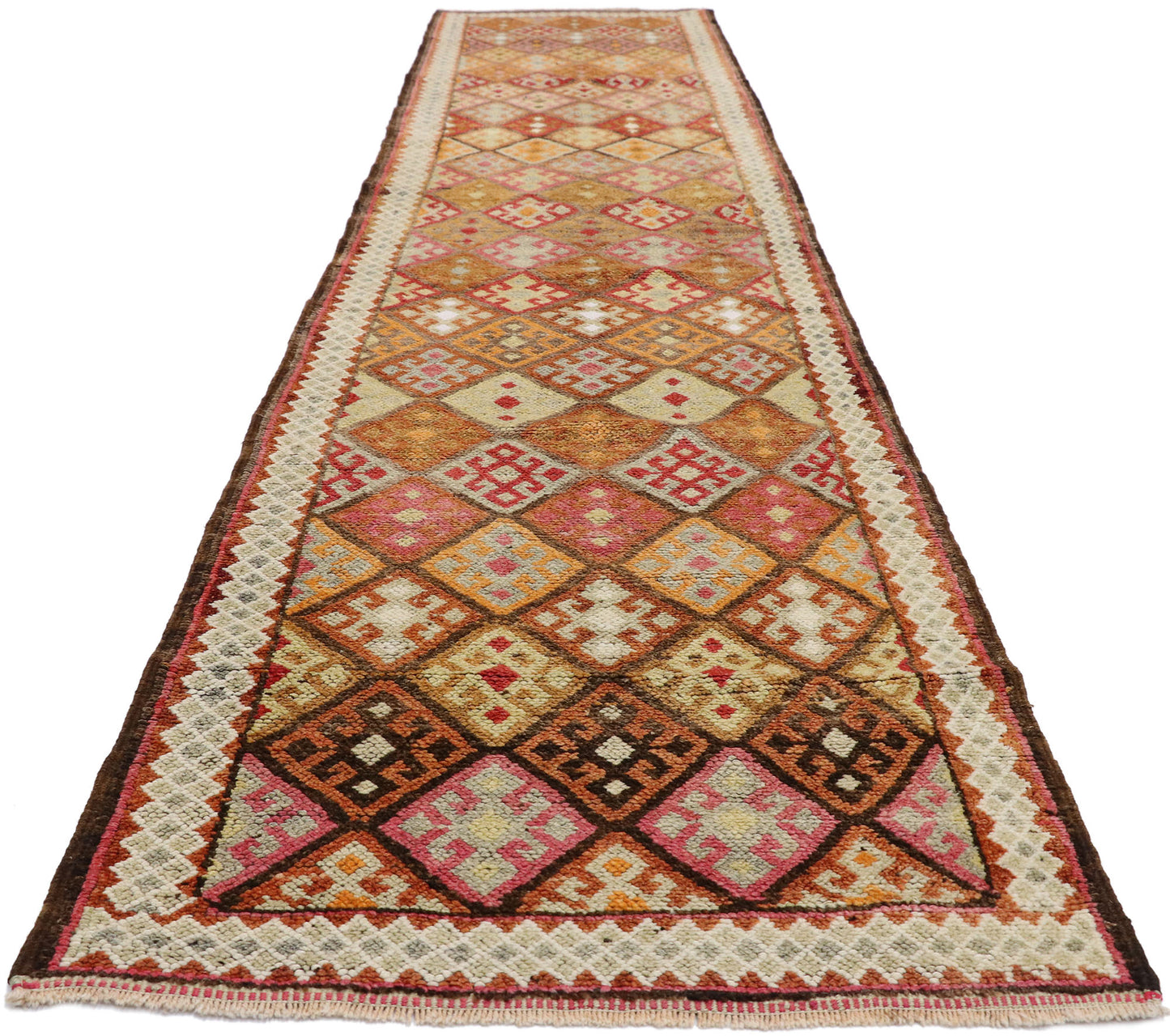 3 x 15 Vintage Oushak Runner 52730
