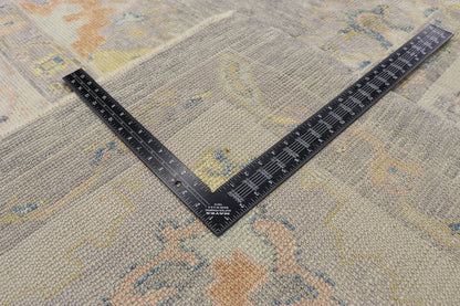 11 x 14 Gray Turkish Oushak Rug 52731