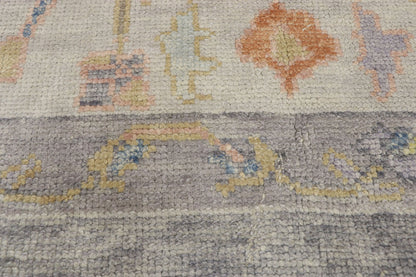11 x 14 Gray Turkish Oushak Rug 52731