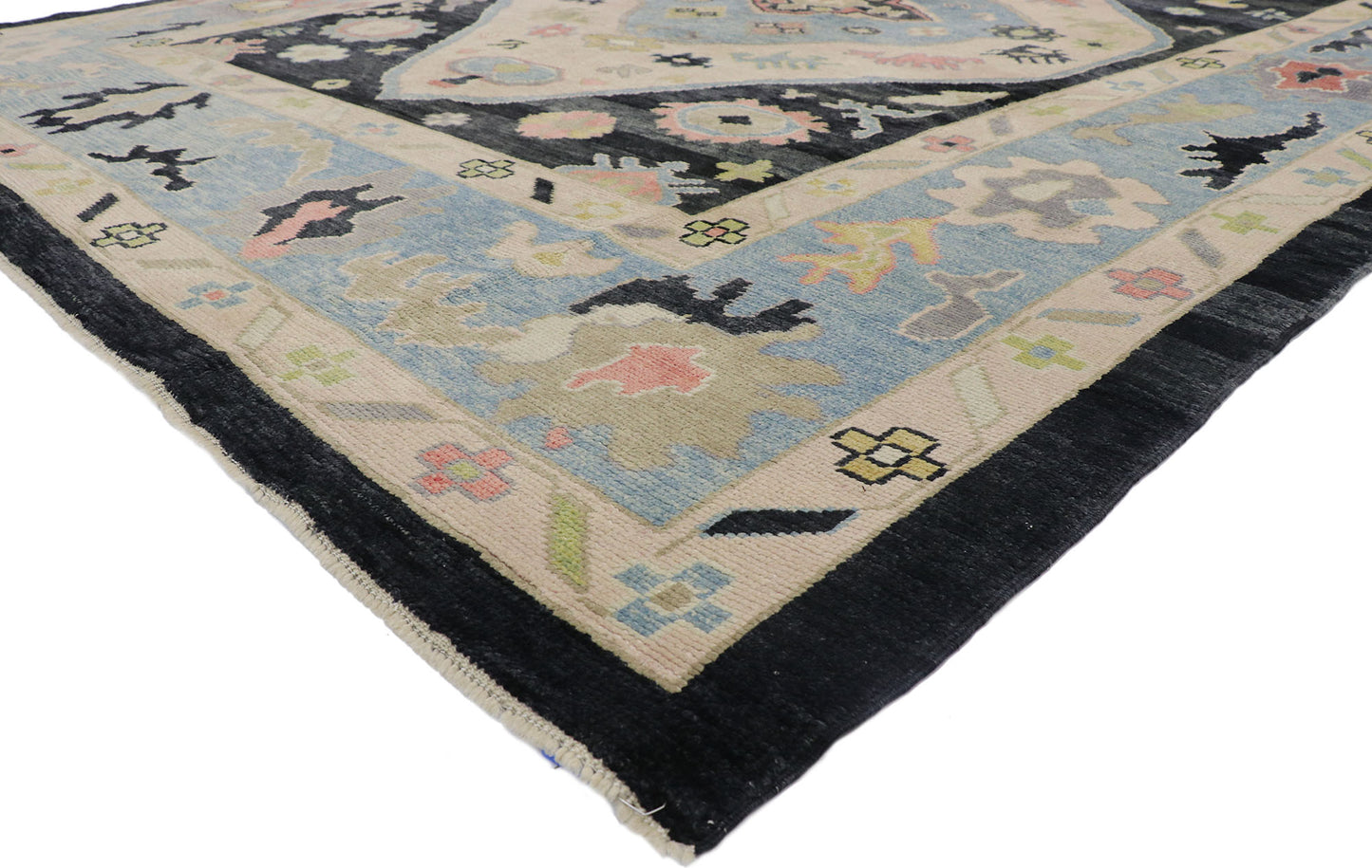 8 x 12 Colorful Turkish Oushak Rug 52732