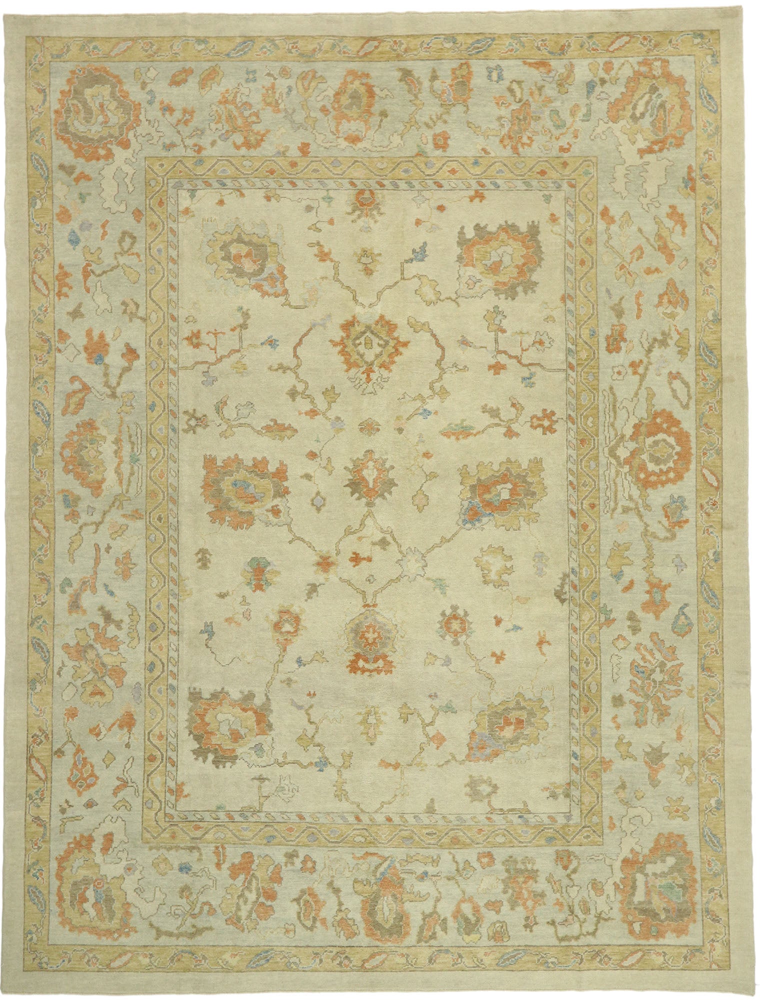 12 x 16 Turkish Oushak Rug 52734