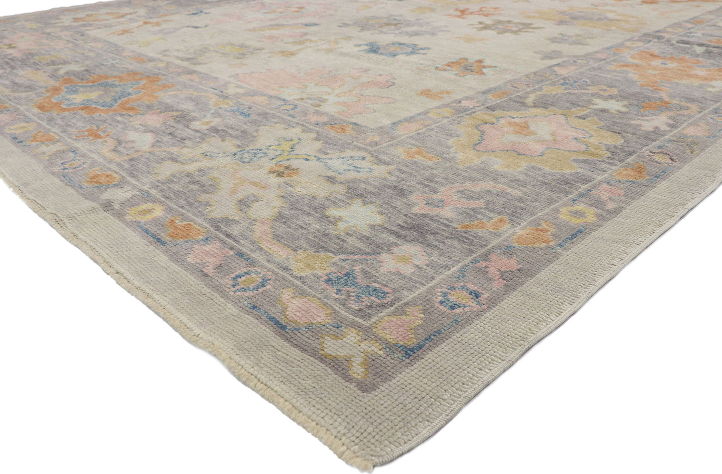 9 x 12 Contemporary Turkish Oushak Rug 52736
