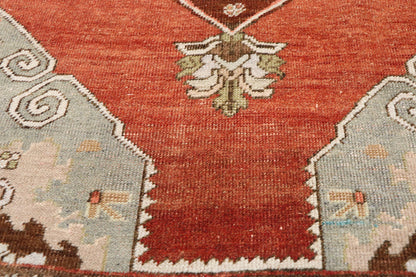 4 x 11 Vintage Turkish Oushak Rug 52739