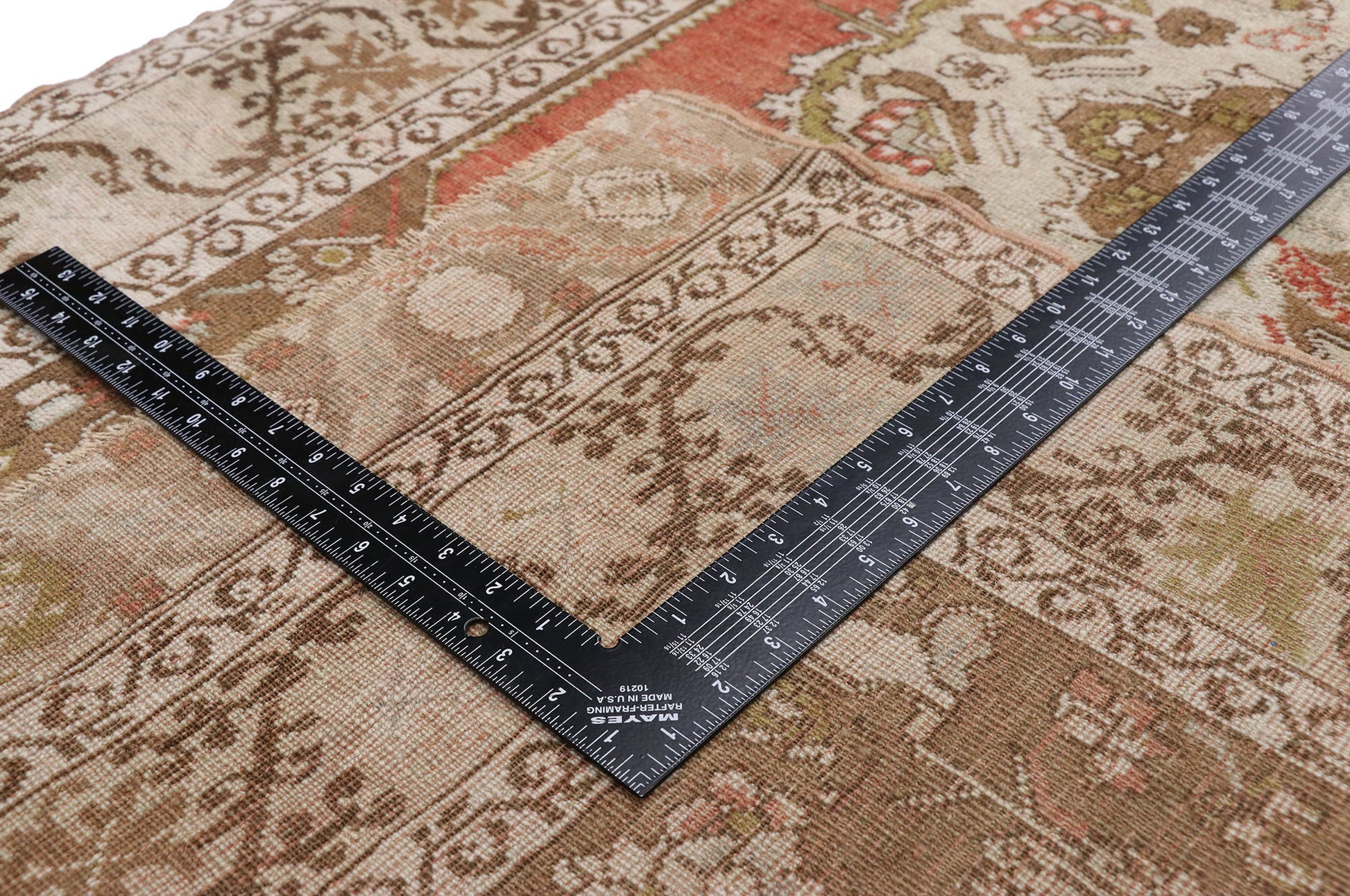 4 x 13 Vintage Turkish Oushak Runner 52741