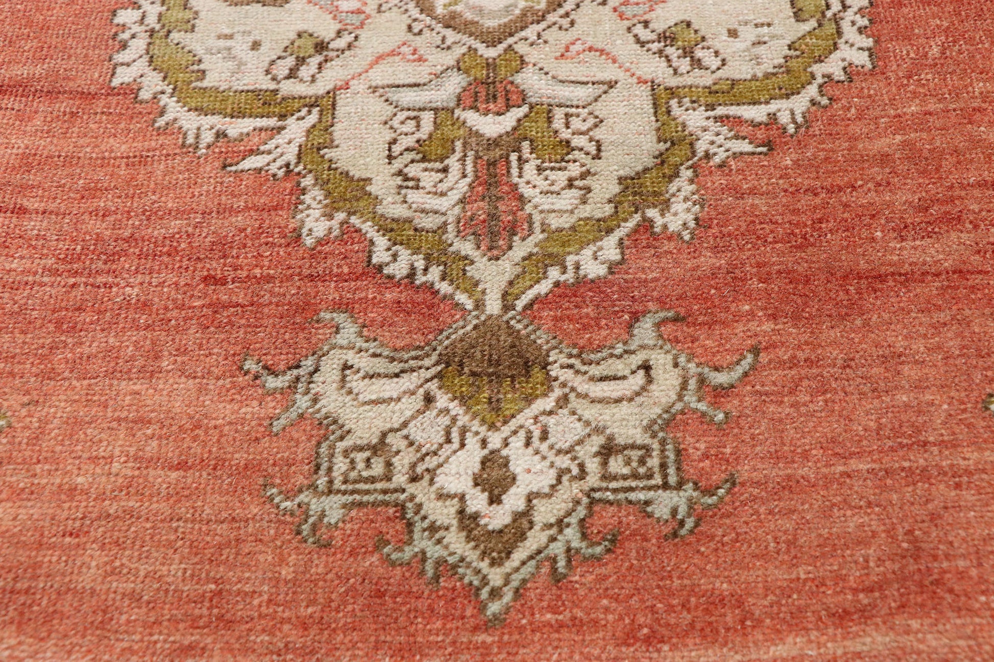 4 x 13 Vintage Turkish Oushak Runner 52741