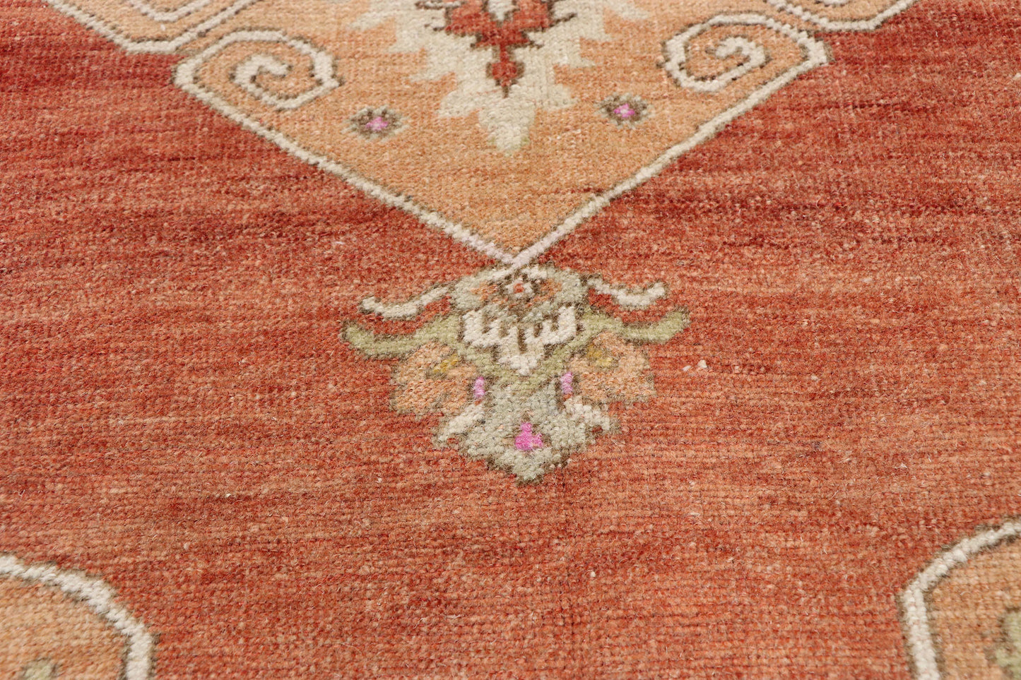 4 x 13 Vintage Turkish Oushak Runner 52742