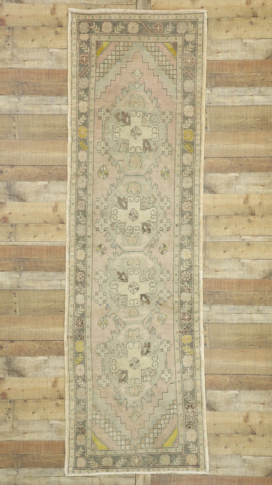 3 x 10 Vintage Turkish Sivas Runner 52744