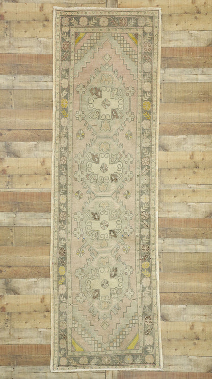 3 x 10 Vintage Turkish Sivas Runner 52744