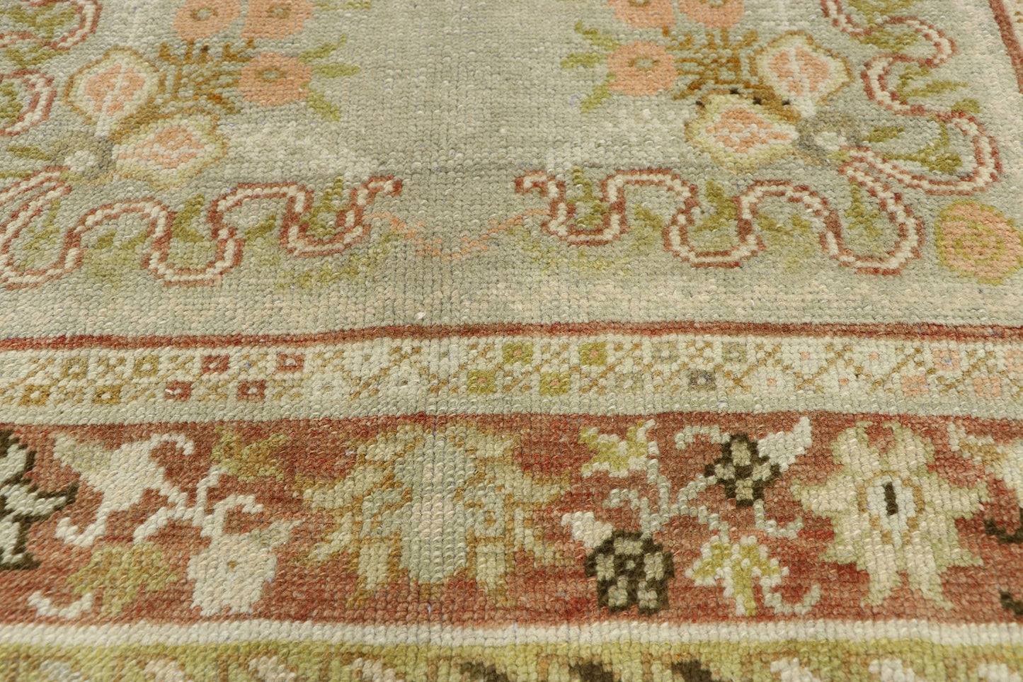 4 x 7 Vintage Oushak Rug 52747