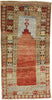 3 x 6 Vintage Turkish Oushak Prayer Rug 52748