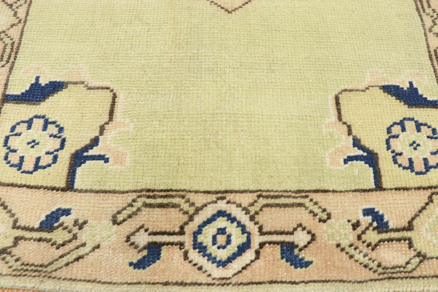 3 x 3 Vintage Oushak Rug 52749