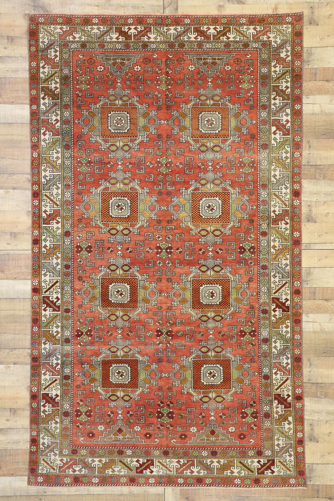 6 x 10 Vintage Oushak Rug 52751