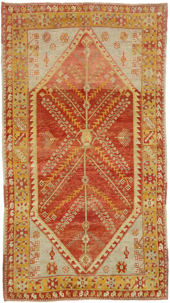 5 x 9 Vintage Oushak Rug 52752