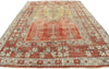 5 x 7 Vintage Turkish Oushak Prayer Rug 52755